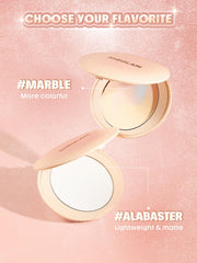 SHEGLAM Magic Veil powder texture close-up highlights airy, light-weight finish