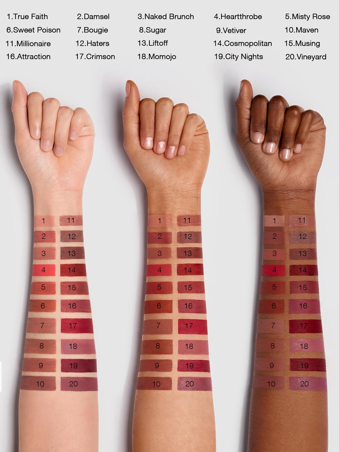 SHEGLAM Matte Allure crimson texture closeup reveals lightweight, velvety finish.