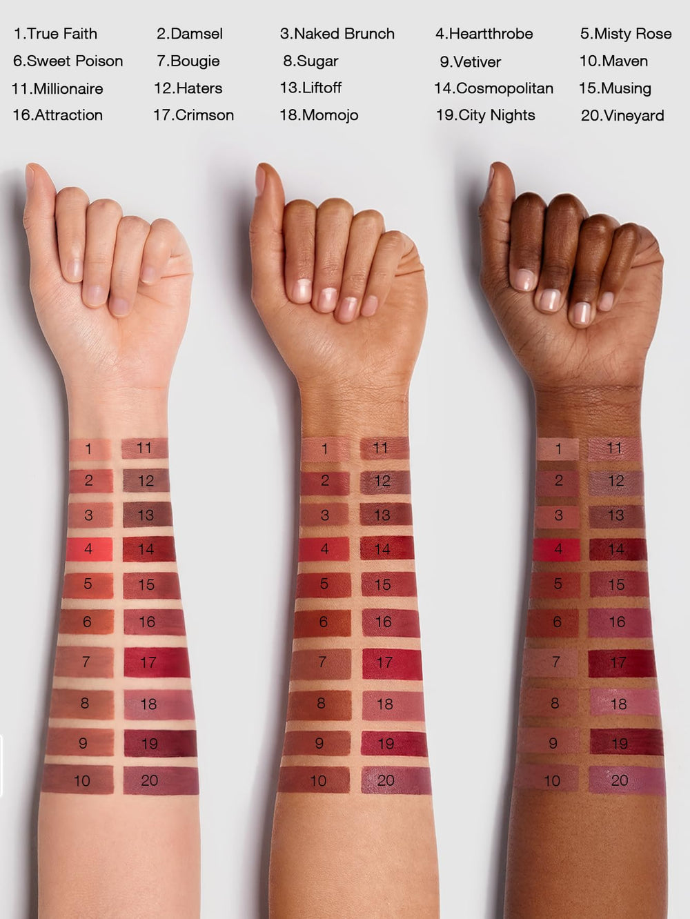 SHEGLAM Matte Allure crimson texture closeup reveals lightweight, velvety finish.