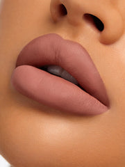 SHEGLAM Matte Allure Naked Brunch swatch demonstrates long-lasting finish