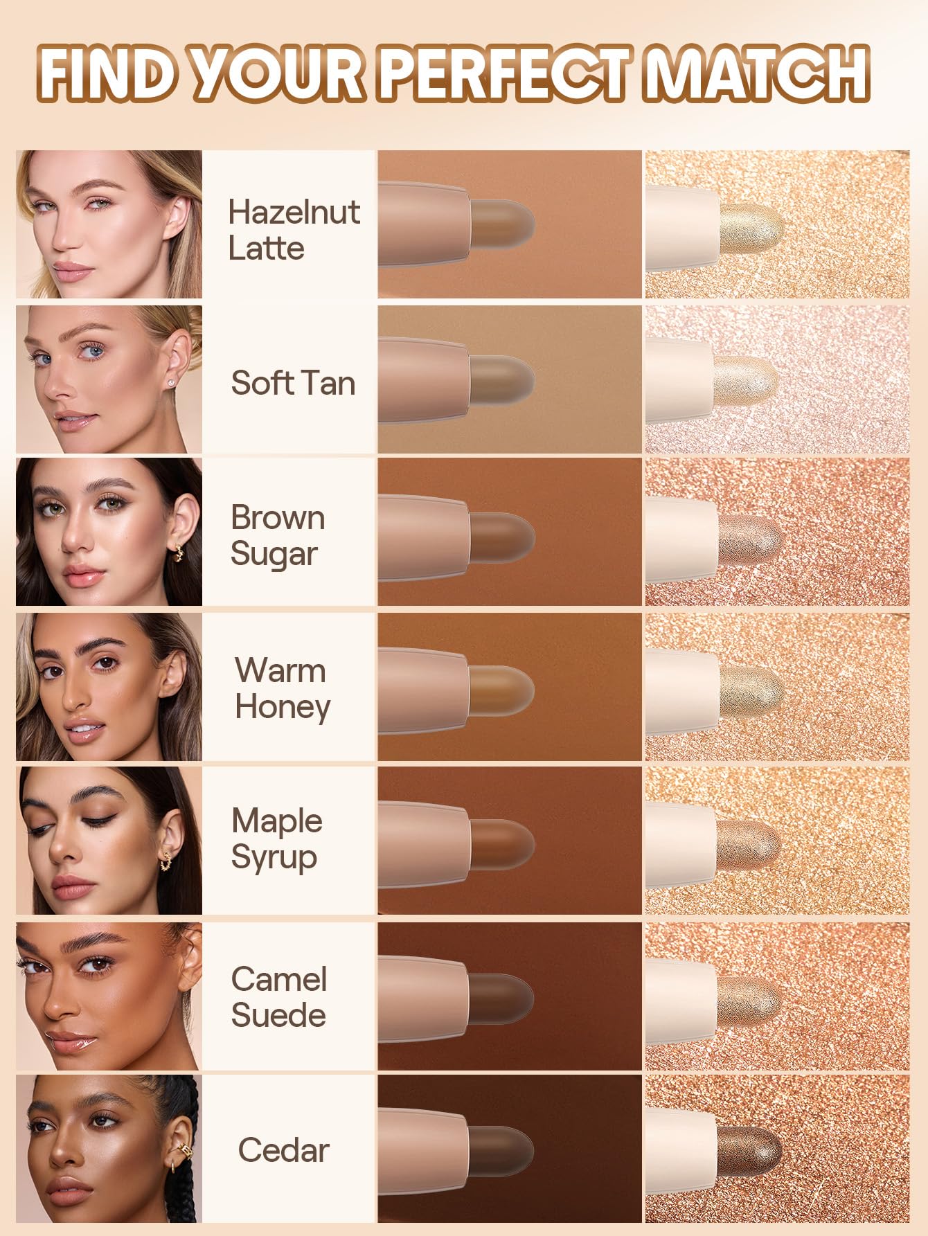 SHEGLAM nose define contour demonstrates targeted sculpting.