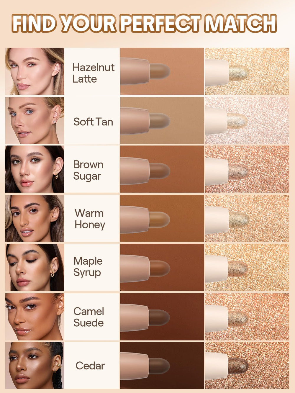 SHEGLAM nose define contour demonstrates targeted sculpting.