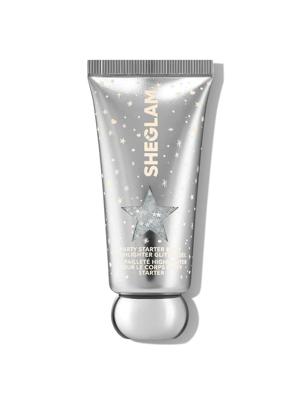 SHEGLAM Party Starter Body Highlighter Ice Breaker bottle glows beautifully.
