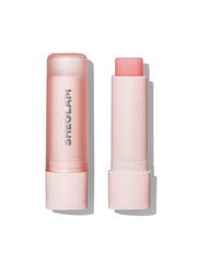 SHEGLAM Pout PHresh Watermelon open cap swatch reveals color-changing hydration.