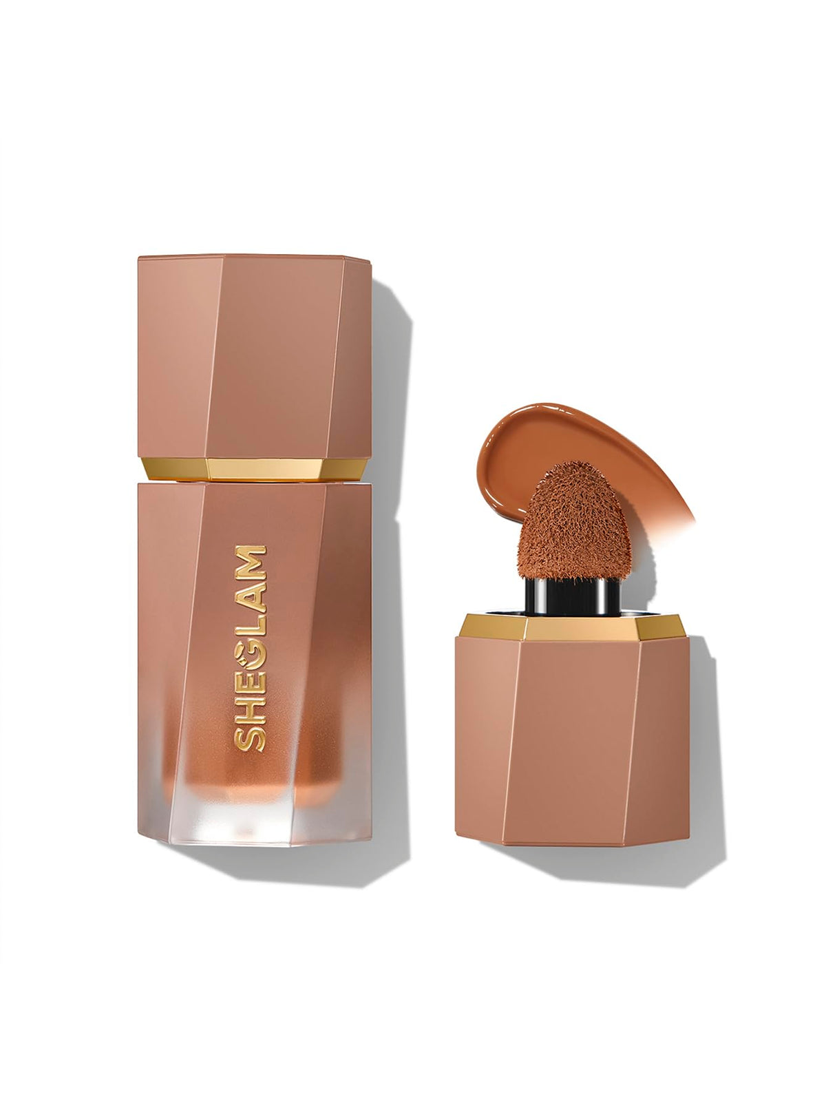 SHEGLAM Sun Beam Bronzer bottle showcases natural, long-lasting bronze glow