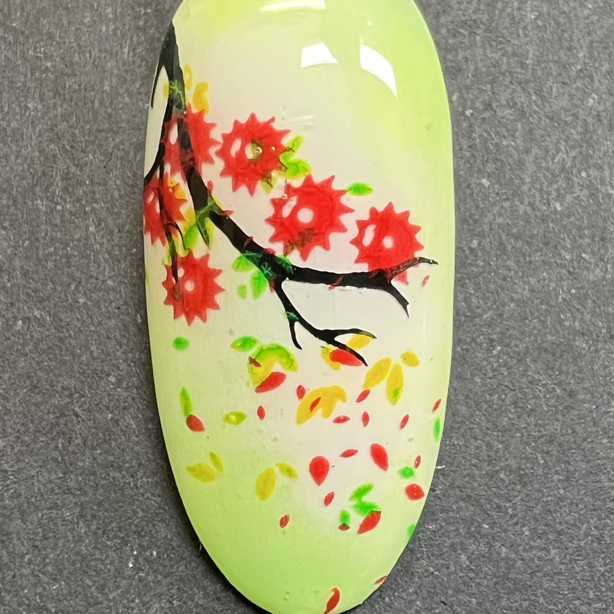 SheModern jelly stamper demonstrates easy image transfer with sticky polish.