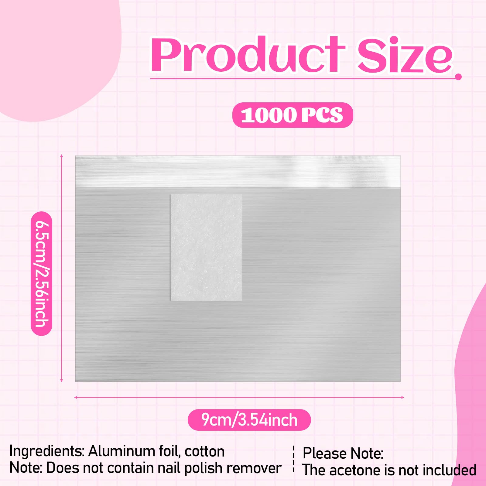 SHENLIU 1000-pack foil wraps ready for frequent home or salon use.