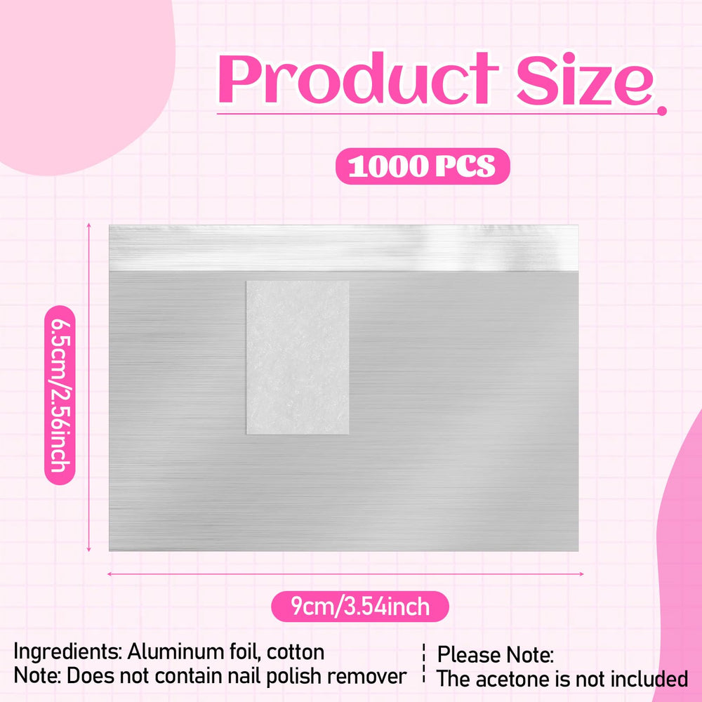 SHENLIU 1000-pack foil wraps ready for frequent home or salon use.