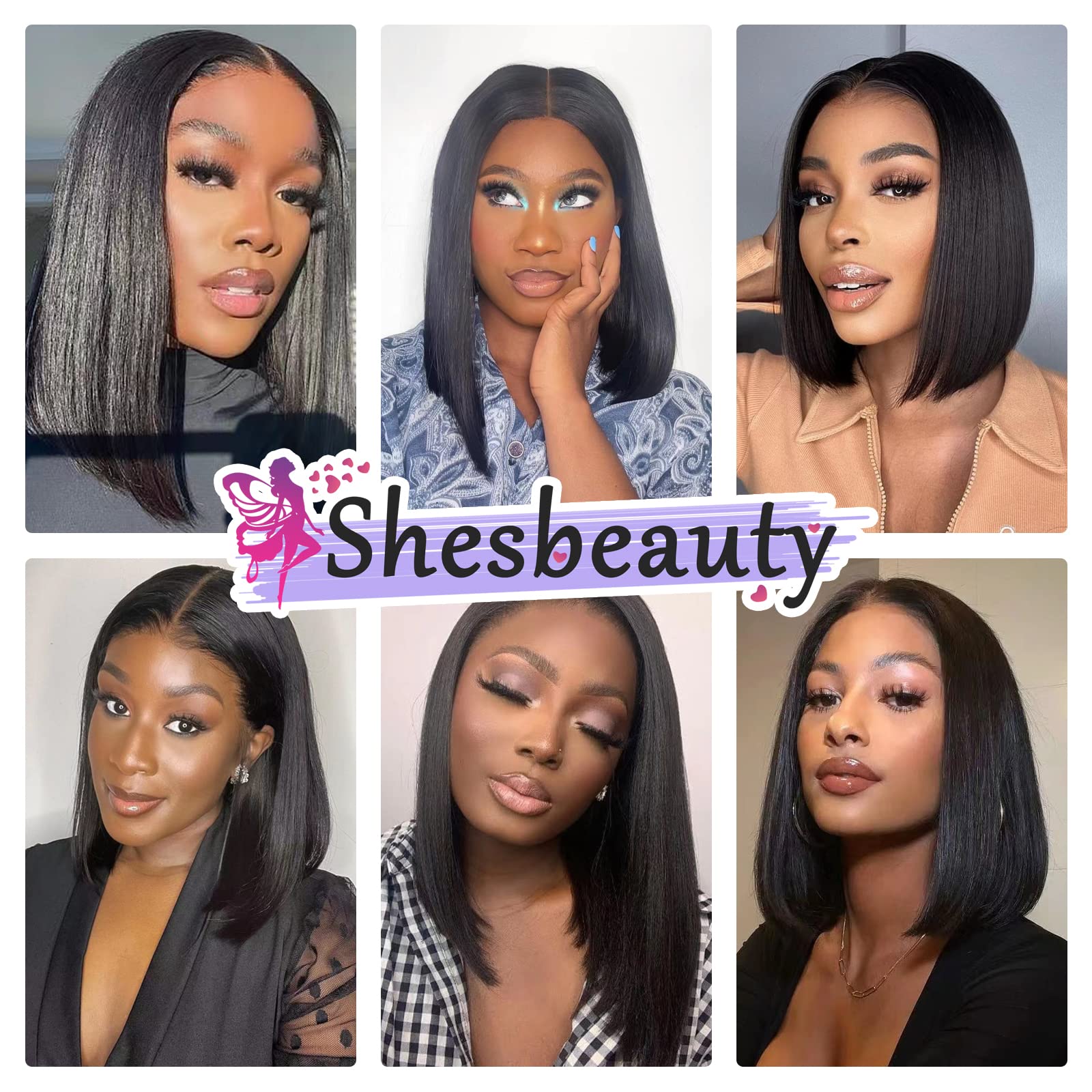 Shesbeauty Easy maintenance, wash and style for a polished look.