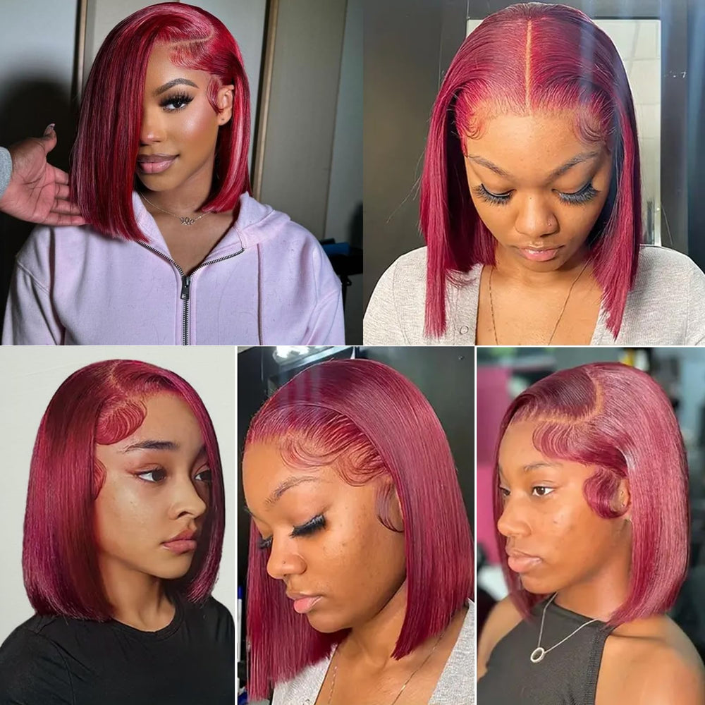 Shesbeauty easy style bob wig for versatile parting.