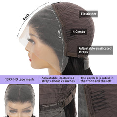 Shesbeauty Natural color Brazilian virgin hair, versatile for many styles.