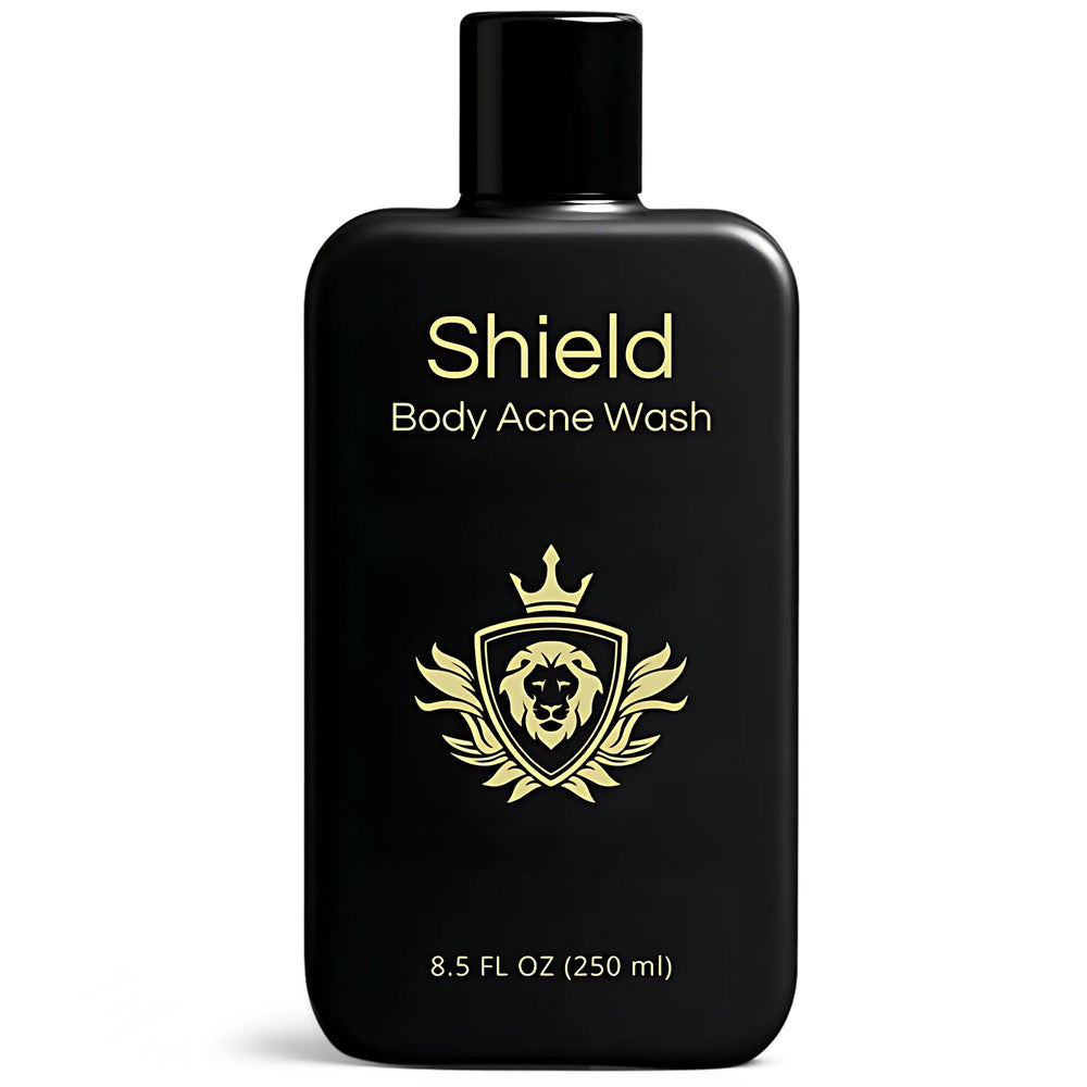 Shield Body Wash bottle pour facilitates easy, mess-free daily cleansing.
