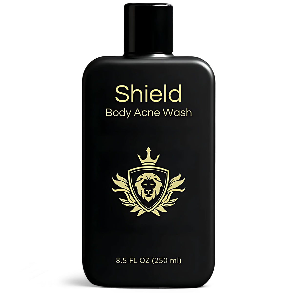 Shield Body Wash bottle pour facilitates easy, mess-free daily cleansing.