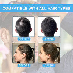 SHIFAKOU Hair Building Fibers in light brown shade for natural-looking volume.