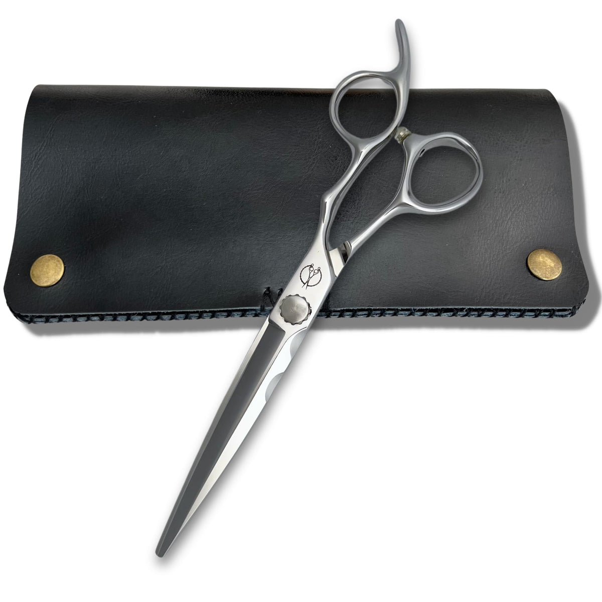 Shihan Shears Legacy steel blade close-up for razor-sharp, precise cuts.