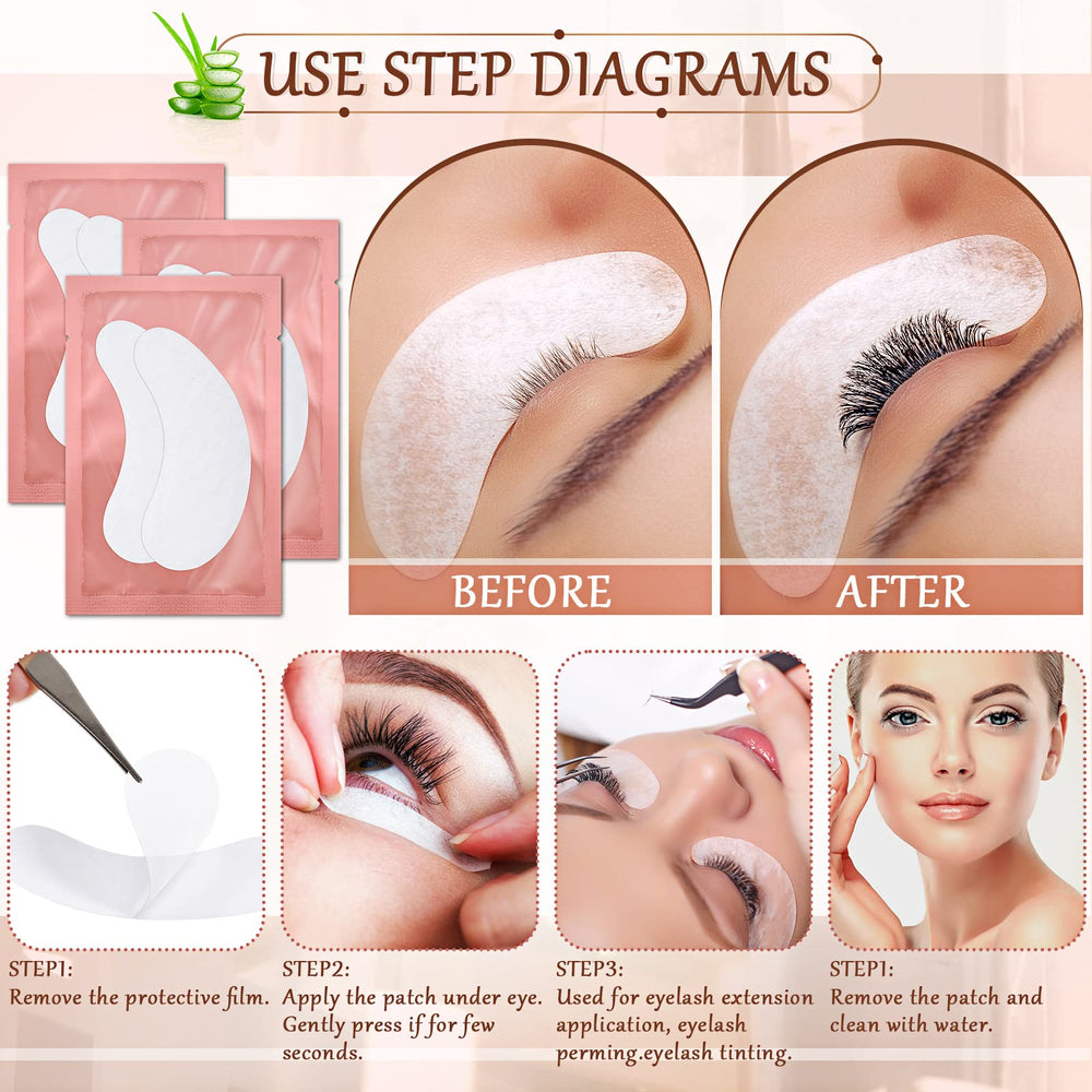 Shihanee application-friendly lash pads stay in place during extensions