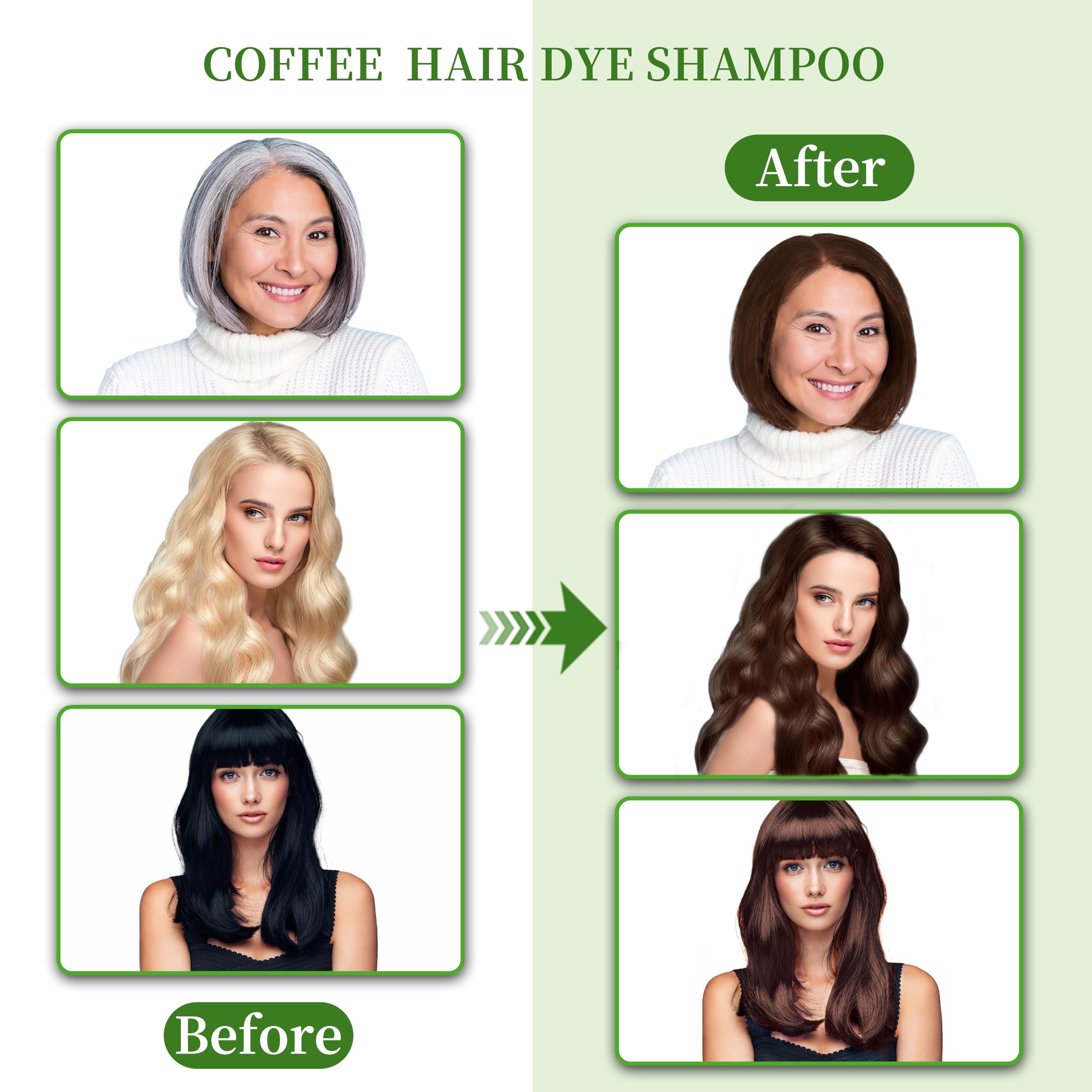 SHIHUANUO herbal ingredients like camellia and ginseng nourish scalp.