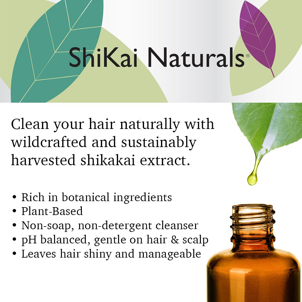 Color-treated hair appears vibrant and manageable after ShiKai shampoo