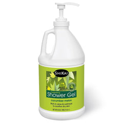 ShiKai Melon shower gel bottle front shows hydrating formula for dry skin