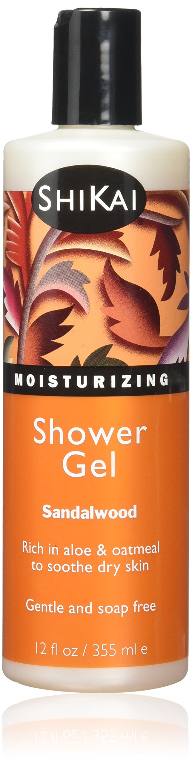 ShiKai Daily Moisturizing Shower Gel bottle pour with gardenia scent for lasting hydration