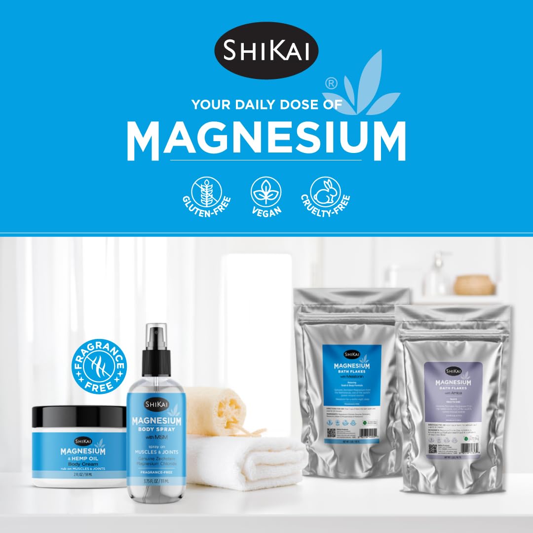 ShiKai fragrance-free bath for a calm, clean relaxation session