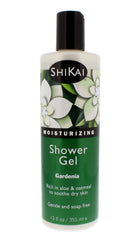 ShiKai gardenia scented shower gel bottle delivers a delicate fragrance.