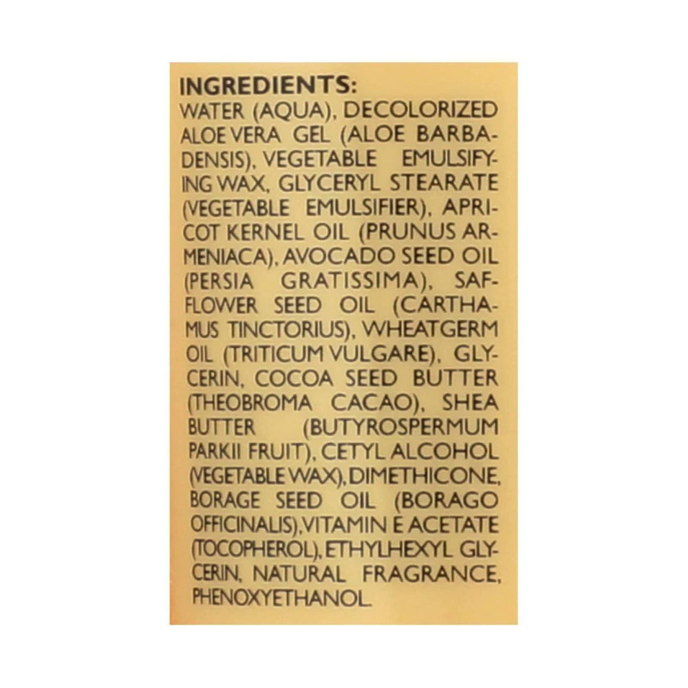 ShiKai vanilla lotion cream texture for smooth, nourished skin