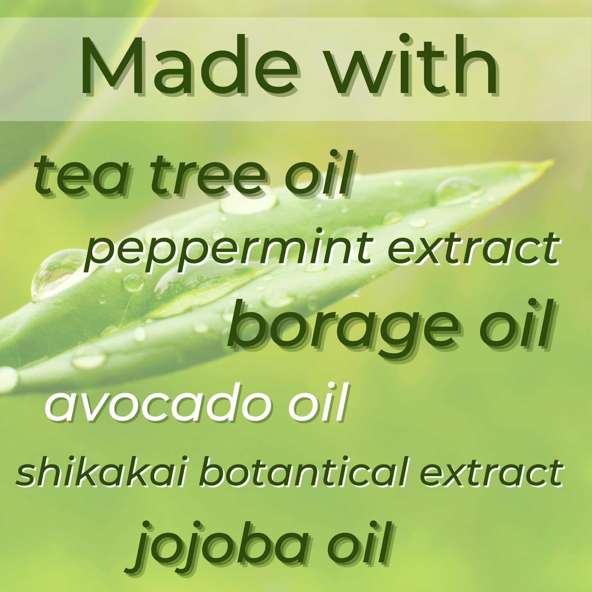 ShiKai Tea Tree Conditioner tea-tree-oil-blend bottle signals scalp purification benefits.
