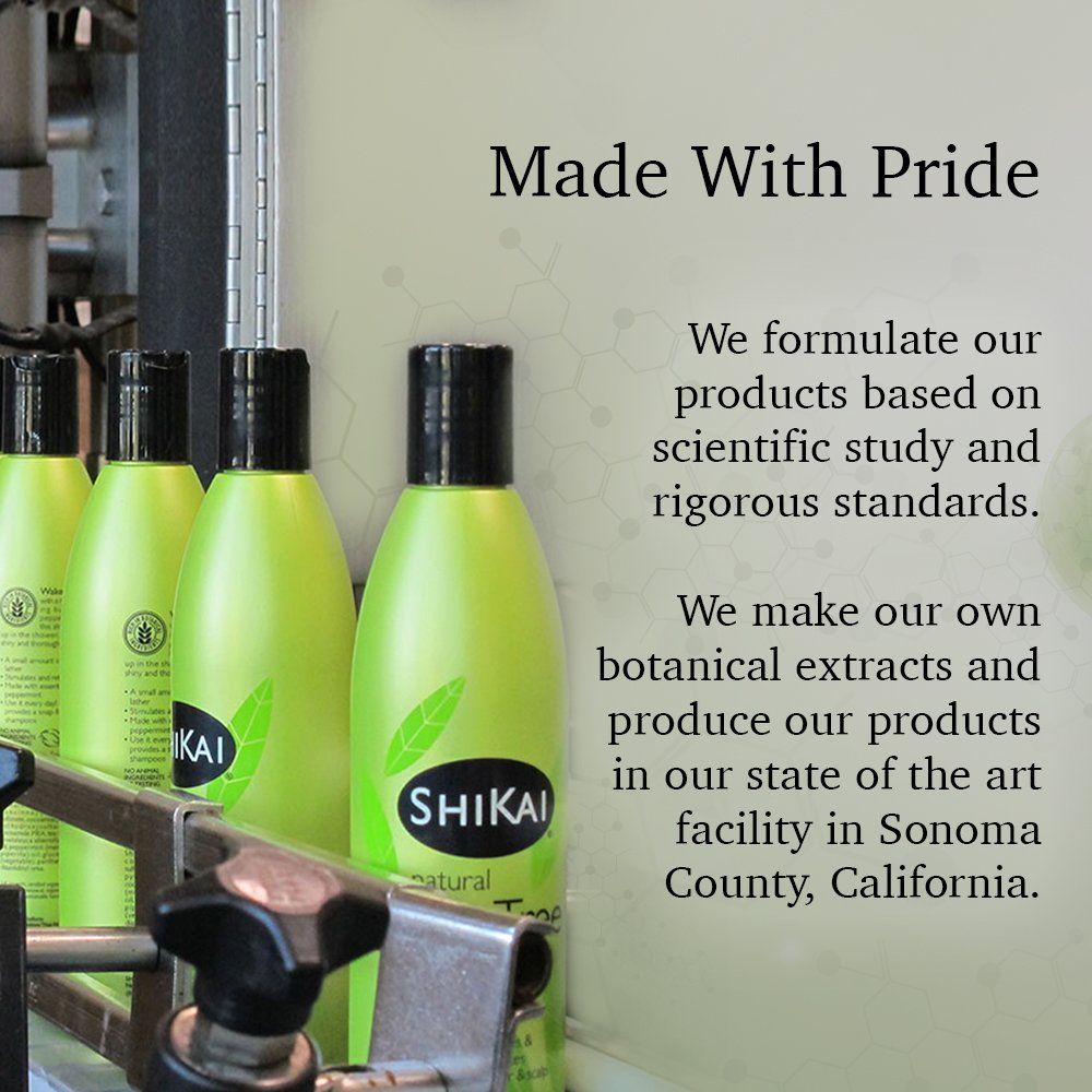 ShiKai Yuzu Borage Oil component indicates long-lasting hydration.