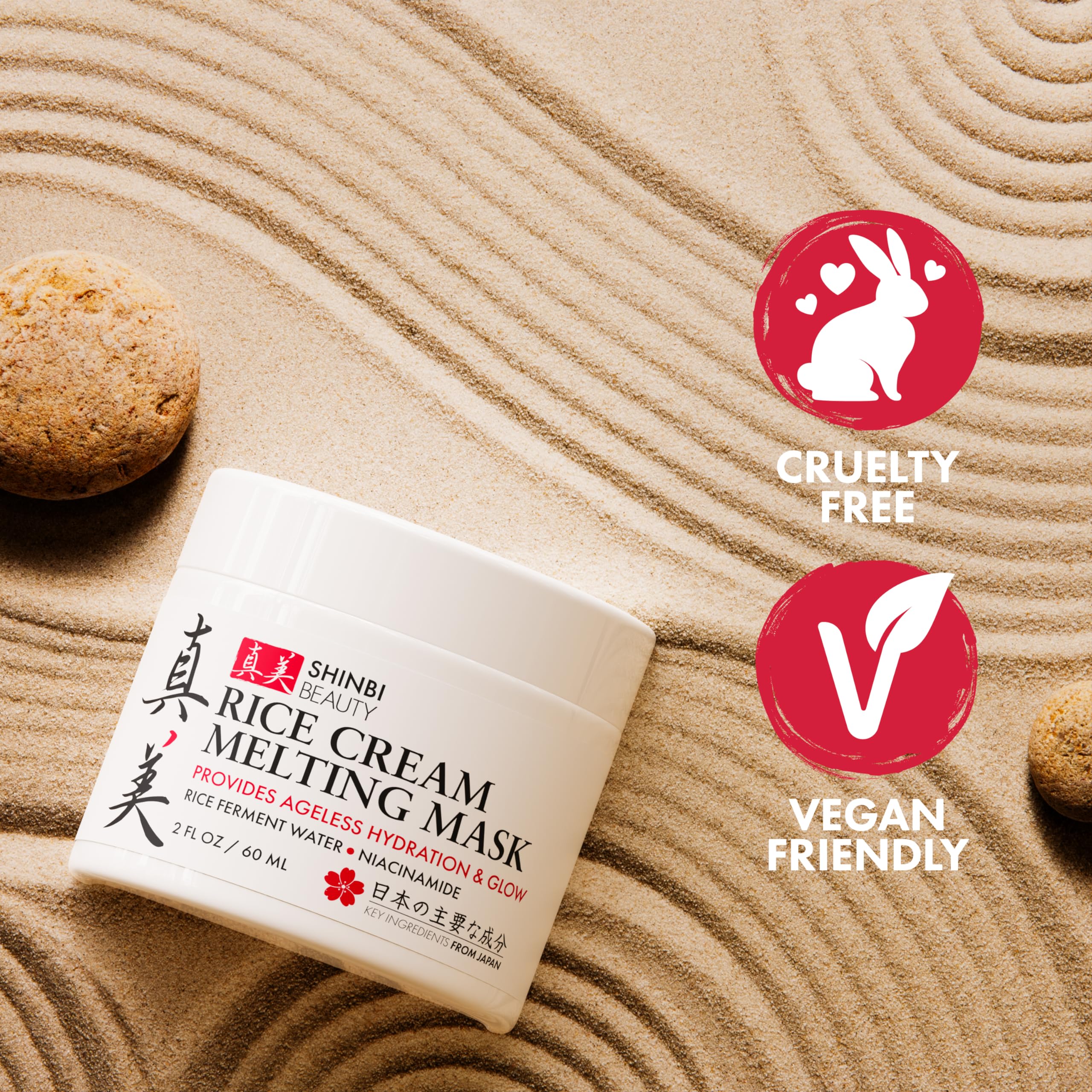 Cruelty-free label signals ethical skincare choices.
