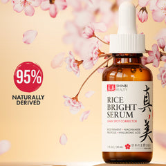Shinbi Beauty fermented rice water formula nourishes skin