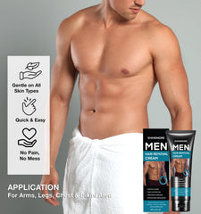 ShineMore Intimate Cream on arm for painless hair removal.