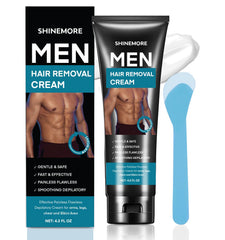 ShineMore Intimate Cream tube front for quick at home removal.