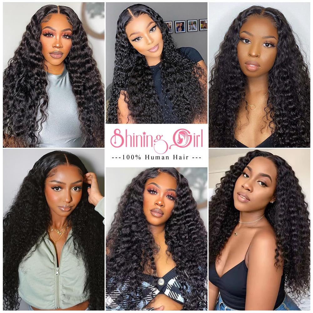 Shining Girl closure ready for bleaching or dyeing for custom color.