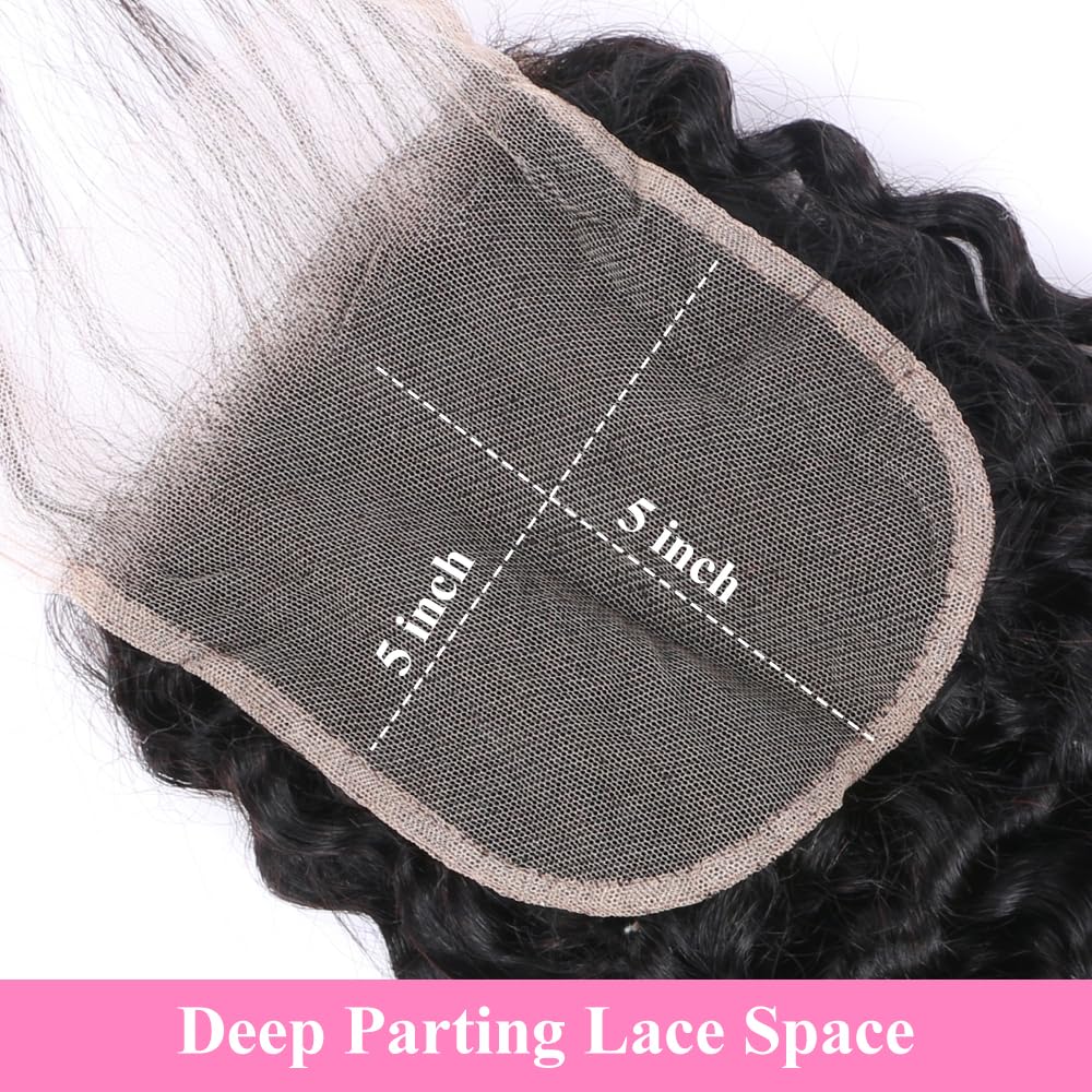 Shining Girl deep wave closure with gentle shine and bounce.