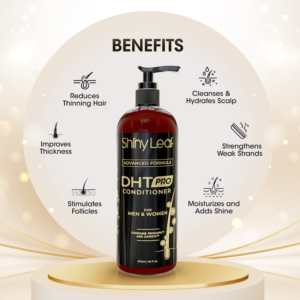 Shiny Leaf coconut-oil-enrichment captured on hair surface for deep hydration.