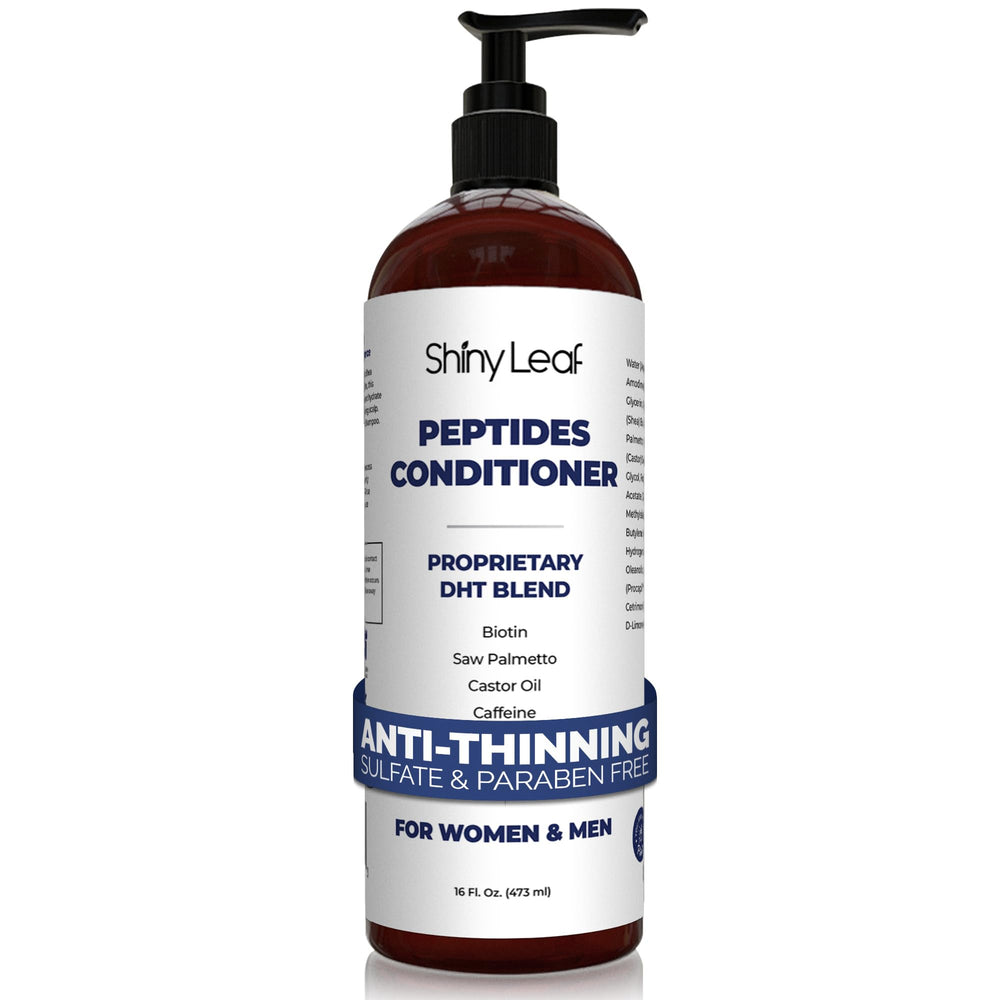 Color-treated hair looks vibrant and nourished with Shiny Leaf conditioner.