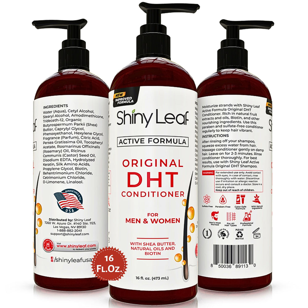 Silky, manageable hair after using Shiny Leaf DHT Blocker Conditioner