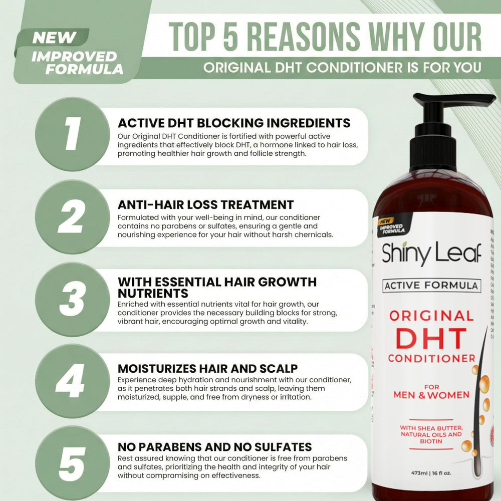 Creamy conditioner texture on fingertips from Shiny Leaf DHT Blocker