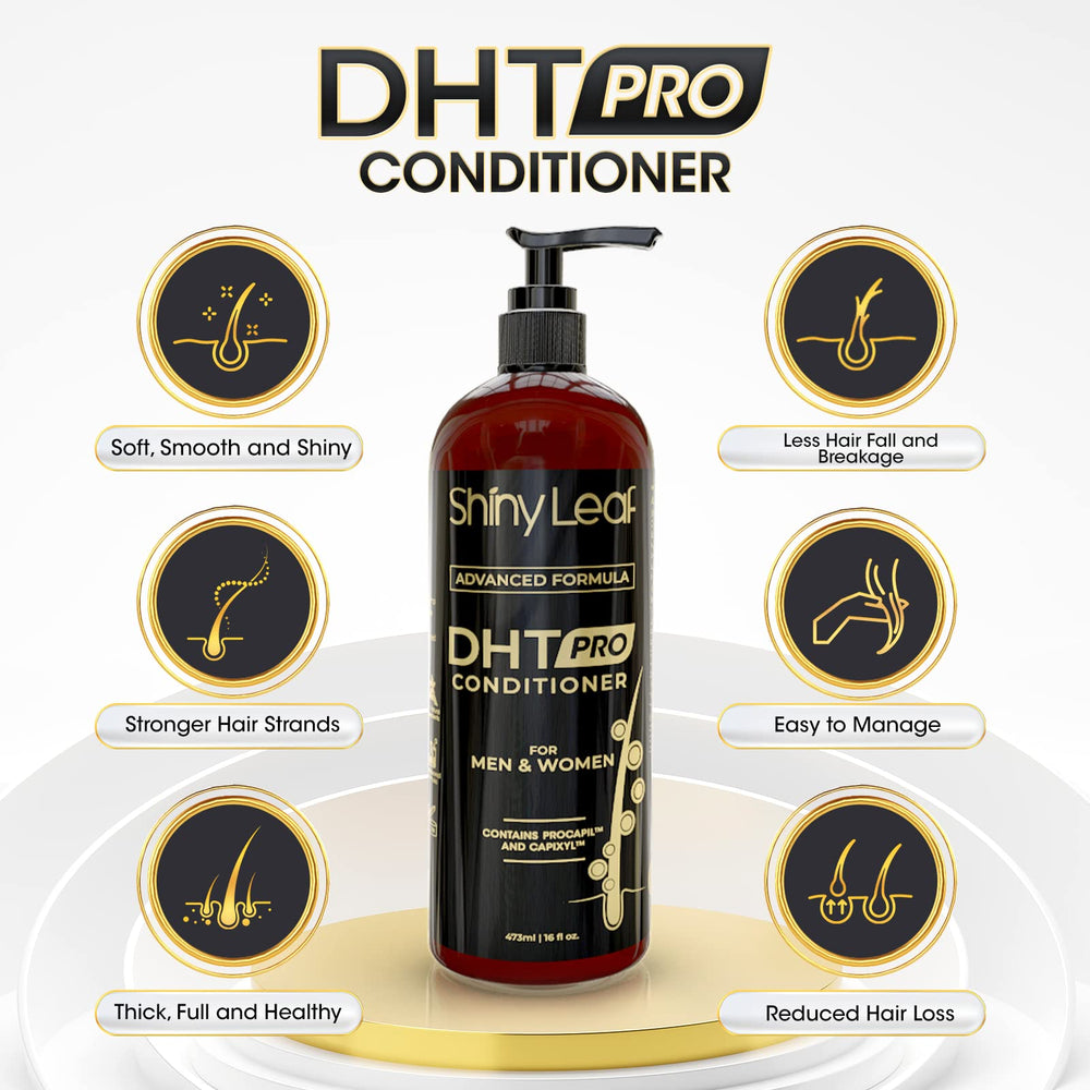 Shiny Leaf hair-texture-boost showcases smoother, shinier, more resilient strands.