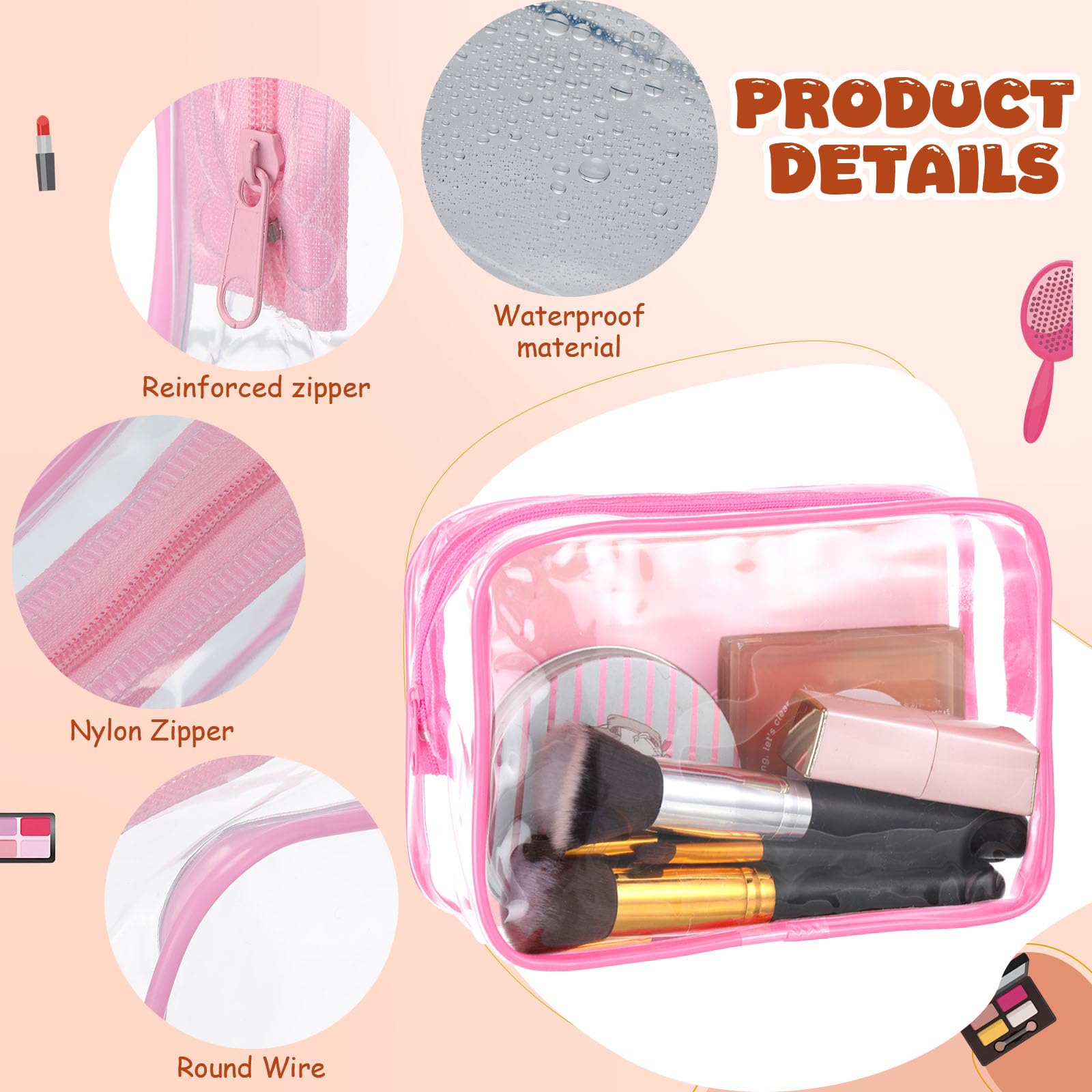 Shinylin multi-color PVC bags set for organized storage and sharing.