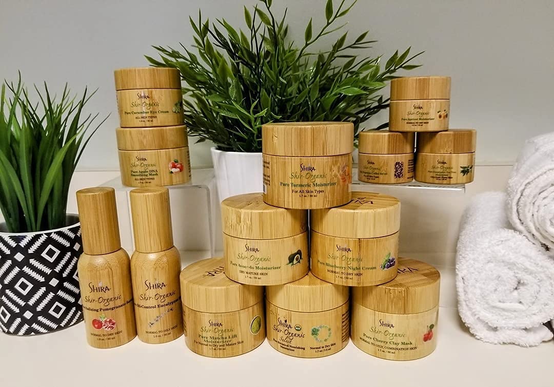Shira eye cream tube ready for daily usage around the eye area.
