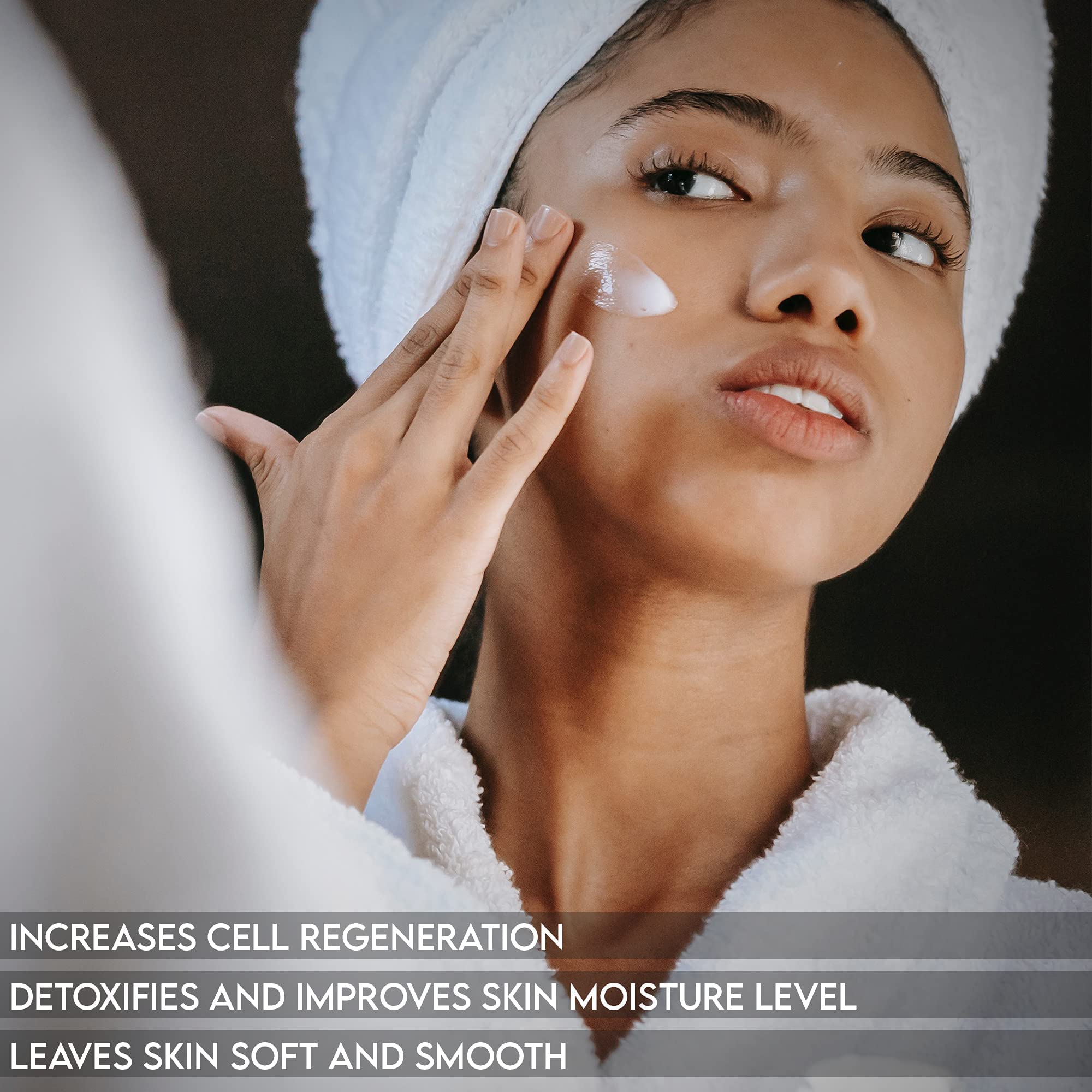 Shira Shir Organic Blueberry Night Cream texture shown under soft lighting for glow.