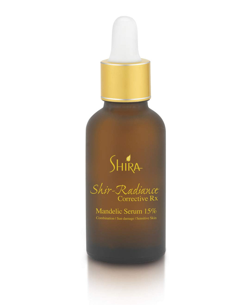 Shira Shir-Radiance Corrective Serum bottle for smoother skin and improved tone.