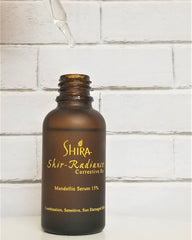 Shira Shir-Radiance Corrective Serum texture closeup shows smooth, quickly absorbed consistency.