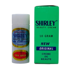 Shirley Original Beauty Cream 10g jar close-up highlighting compact packaging for daily use