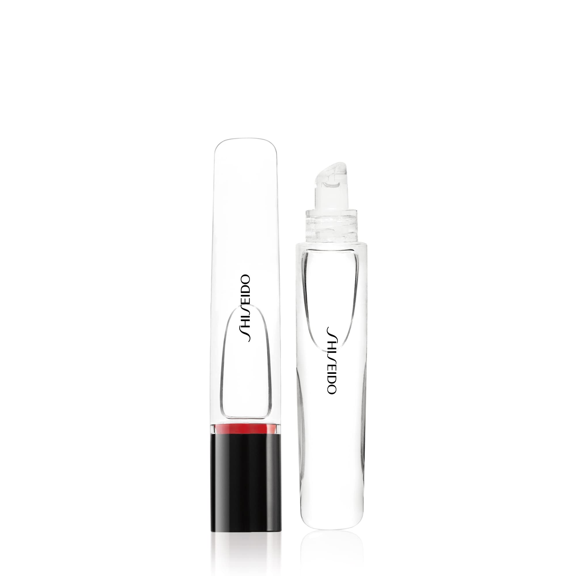 Shiseido Crystal GelGloss bottle pour shows ultra-clear glow and hydrating shine