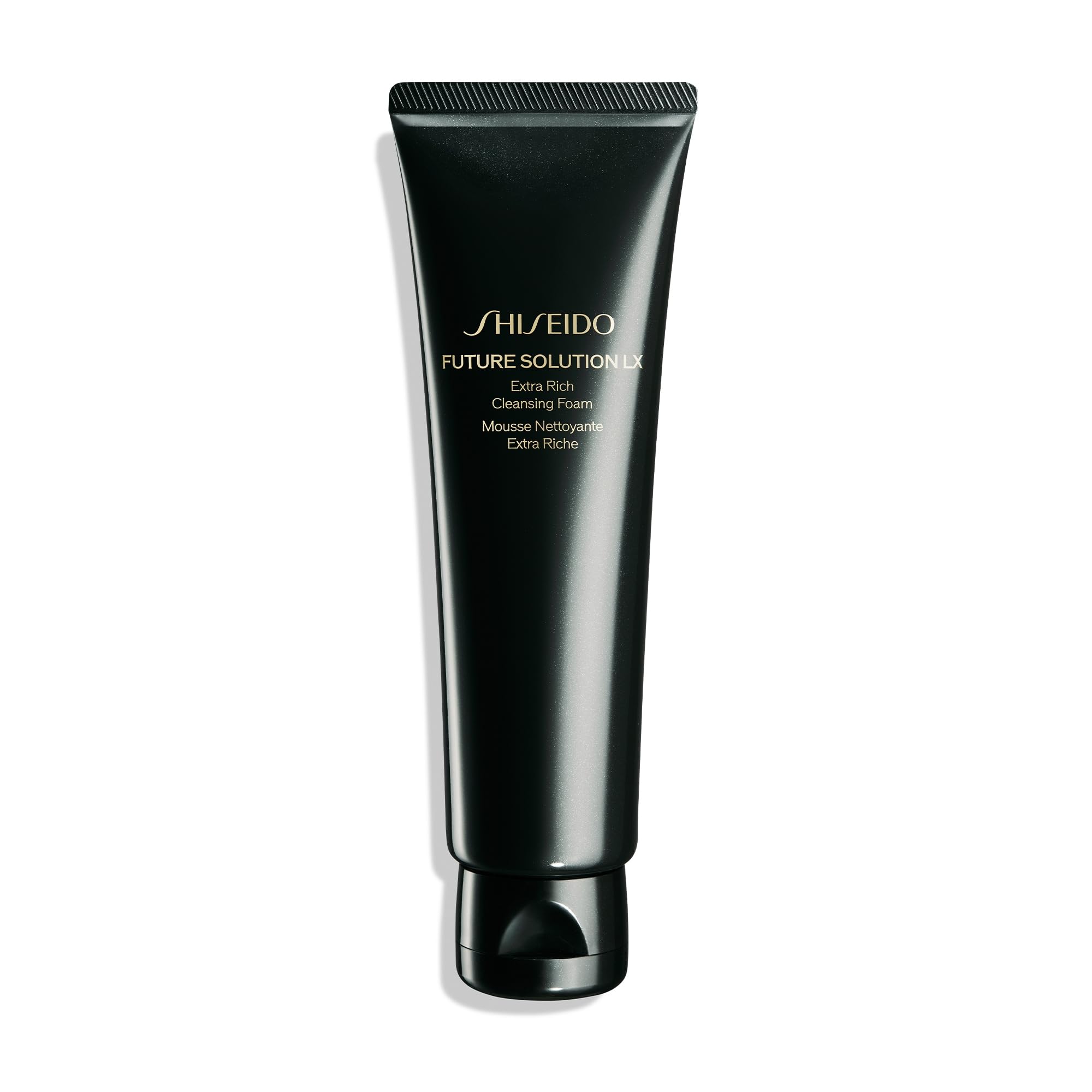 Shiseido Future Solution LX cleansing foam lather for a luxurious cleansing experience