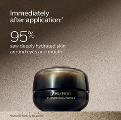 Close-up of rich cream texture from Shiseido Future Solution LX