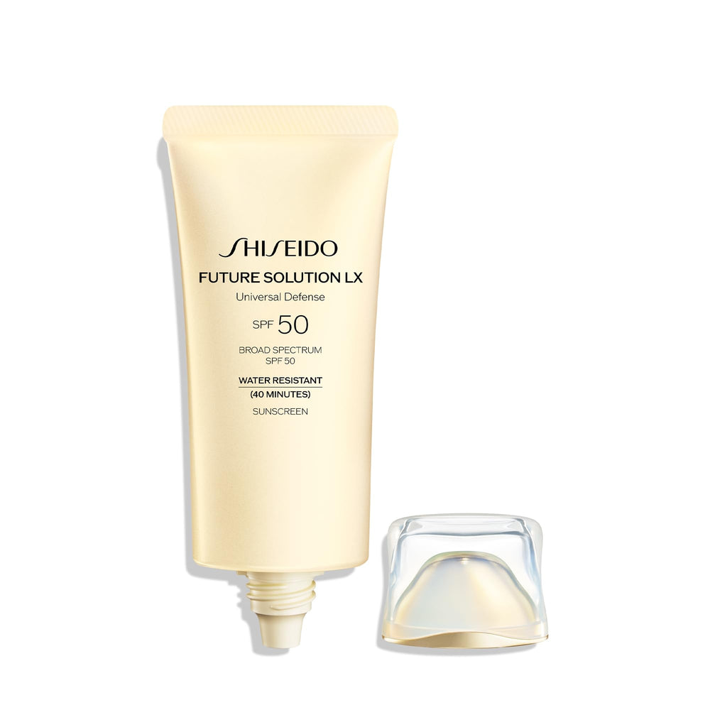 Enmei Herb Extract and Golden Mushroom in Shiseido formula for resilient-looking skin.